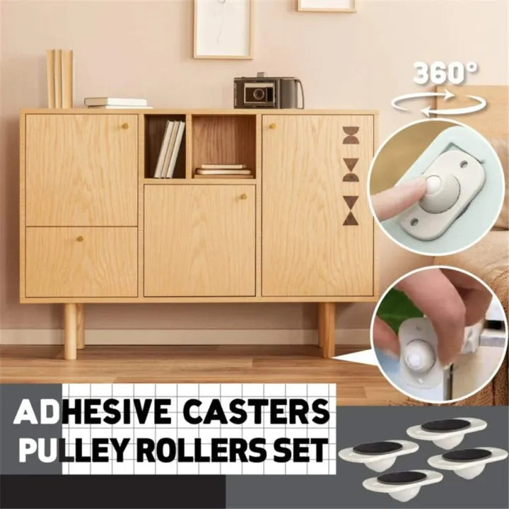 Pulley Wheel Pack Of 4 Pcs Card Packing Smooth Rotation Easy Use Compact Design Reliable Utility Rs 164