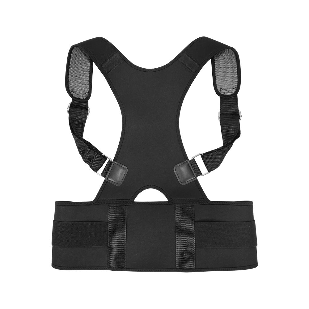 Adjustable Magnetic Posture Corrector Back Brace Support Belt for Upper Back Pain Relief