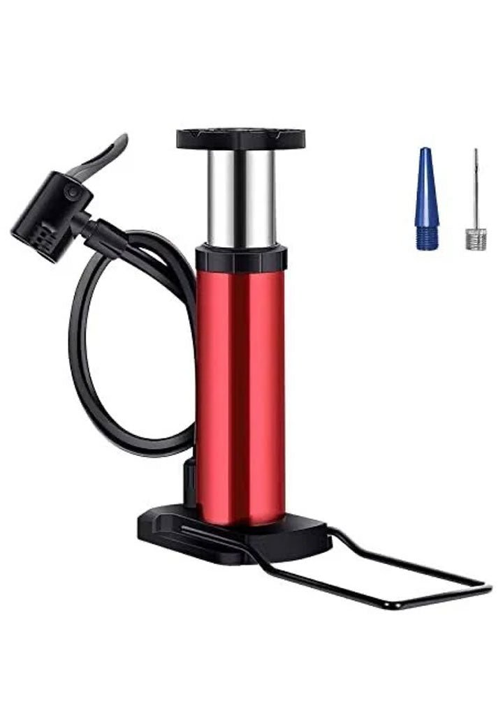 High Pressure Foot Air Pump – Heavy-Duty Mini Foot Pump for Bicycle, Ball, Scooter, Car & Inflatable Toys (Without Gauge) (Random Color)