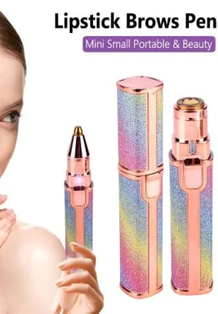 2 In 1 Hair Remover Chargeable , Multi Attractive Color With USB Charging Cable And Cleaning Brush