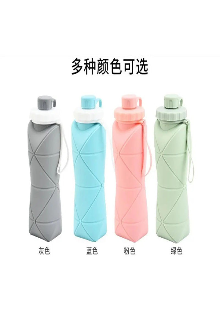 Silicon Foldable Bottle 600ml | Portable Travel Smart Water Bottle
